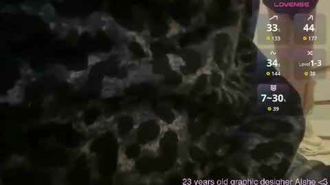 Snapshot of 1000and1nights_ chatting on July 2026 07:49:01 PM Aishe online show from July 2026 07:49:01 PM