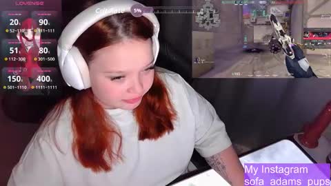 Snapshot of _sofia_adam_ chatting on October 2025 06:19:02 AM pups online show from October 2025 06:19:02 AM