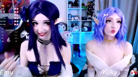 Snapshot of _sparkland_ chatting on September 2025 06:24:01 PM Emy and MilkyCute today MY TG CHANNEL online show from September 2025 06:24:01 PM