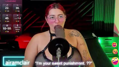 Airam Clair online show from November 2025 08:14:01 PM