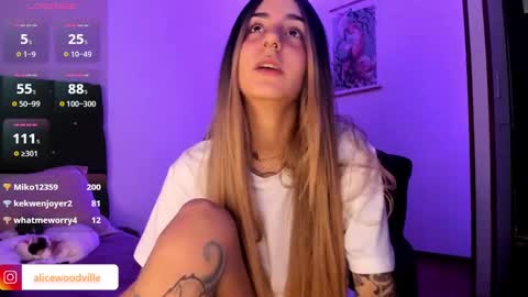 Snapshot of alicewoodville chatting on December 2024 09:59:02 PM Alice online show from December 2024 09:59:02 PM