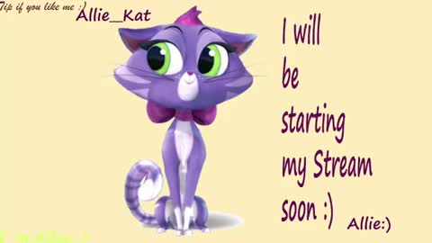 Snapshot of allie__kat chatting on June 2026 01:17:02 PM Allie online show from June 2026 01:17:02 PM