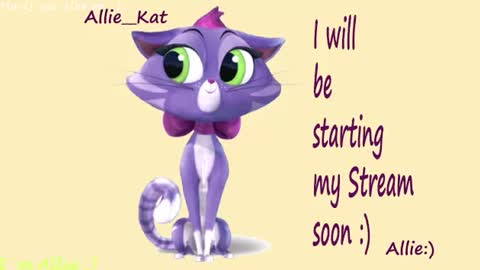Snapshot of allie__kat chatting on July 2026 01:28:01 PM Allie online show from July 2026 01:28:01 PM