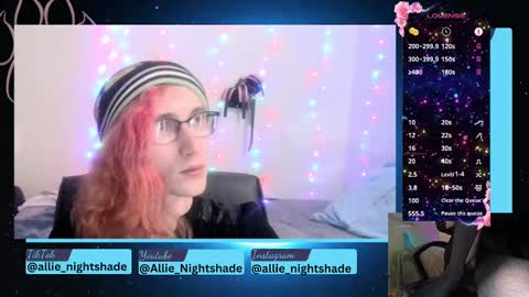 Allie Nightshade online show from December 2024 09:52:01 PM