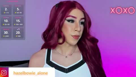 Snapshot of alonehazel chatting on October 2025 04:24:02 AM Hazel Bowie online show from October 2025 04:24:02 AM