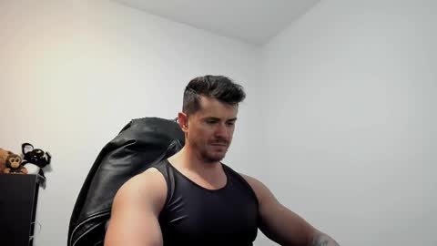 Snapshot of alphagodleatherking92 chatting on March 2026 03:34:01 PM LeatherMaster online show from March 2026 03:34:01 PM