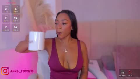 Snapshot of april_ebony18_ chatting on November 2025 11:36:02 AM April online show from November 2025 11:36:02 AM