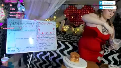 ArtsyHeartsyy online show from February 2025 03:20:01 AM