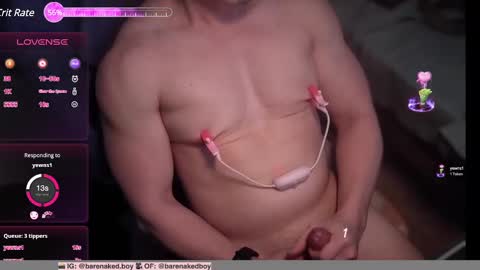 Snapshot of barenakedb0y chatting on March 2025 10:08:02 PM Barenaked boy online show from March 2025 10:08:02 PM