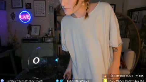 Beck the tongue online show from September 2025 10:23:01 PM