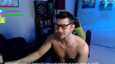 Snapshot of bigjohnny550 chatting on January 2025 12:03:01 AM Johnny D Good online show from January 2025 12:03:01 AM