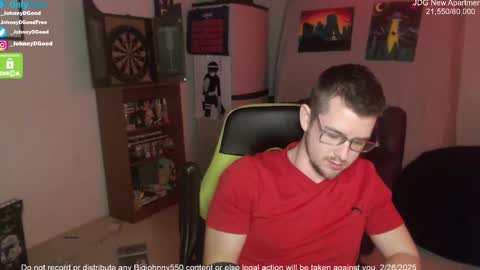 Snapshot of bigjohnny550 chatting on February 2025 11:15:02 PM Johnny D Good online show from February 2025 11:15:02 PM