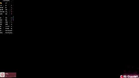 Crystal3 online show from November 2025 01:37:01 AM