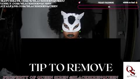 Queen Siren online show from October 2025 10:10:01 AM