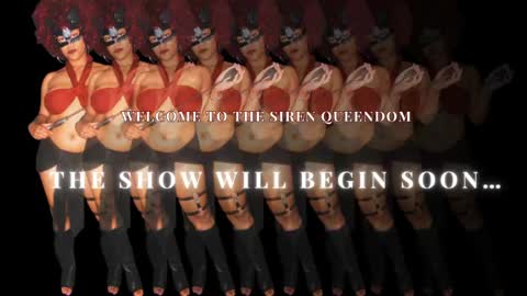 Snapshot of blacksirenqueen chatting on May 2026 05:12:01 AM Queen Siren online show from May 2026 05:12:01 AM