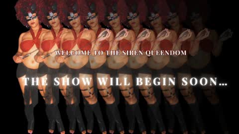 Snapshot of blacksirenqueen chatting on May 2026 03:01:01 AM Queen Siren online show from May 2026 03:01:01 AM
