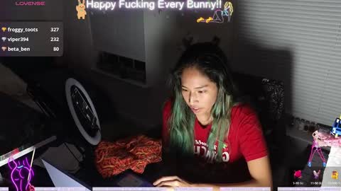 Tokki  bunny  online show from December 2024 11:14:02 PM