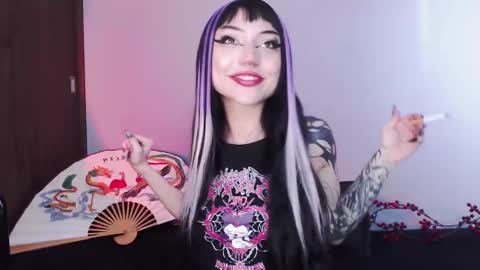 Snapshot of cati_petite chatting on January 2025 08:15:02 PM Cati help me reach my goal of 100 thumbs up again 3 online show from January 2025 08:15:02 PM