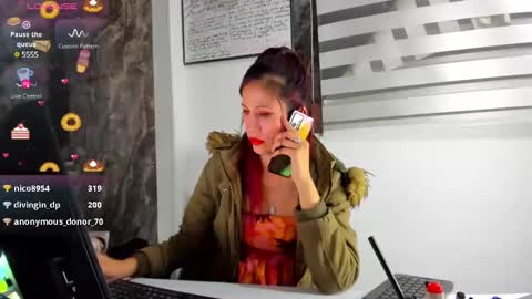 Snapshot of catt_evans1 chatting on January 2025 12:54:01 AM CATT EVANS online show from January 2025 12:54:01 AM