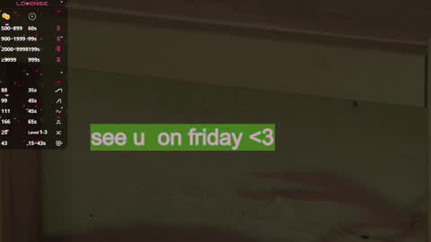 MarselinMarsi inst ptj mars online show from March 2025 04:19:01 AM