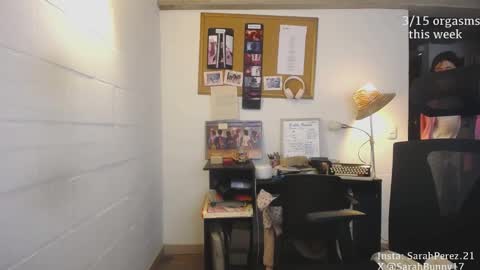 Snapshot of cherrybunny21 chatting on December 2024 04:12:01 AM Sarah Prez online show from December 2024 04:12:01 AM