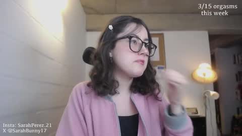 Snapshot of cherrybunny21 chatting on October 2025 02:20:01 AM Sarah Prez online show from October 2025 02:20:01 AM