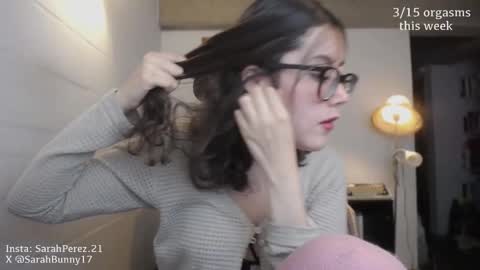 Snapshot of cherrybunny21 chatting on October 2025 03:58:01 AM Sarah Prez online show from October 2025 03:58:01 AM