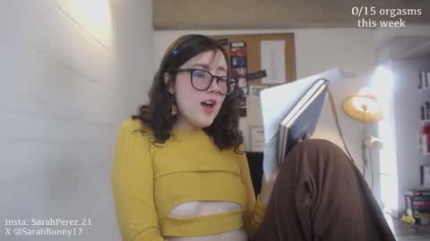 Snapshot of cherrybunny21 chatting on October 2025 06:17:02 PM Sarah Prez online show from October 2025 06:17:02 PM