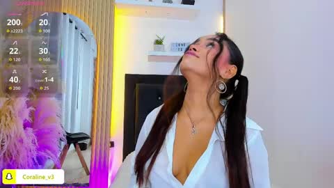 Coraline connected from 10 pm to 6 am Colombia time online show from April 2026 12:31:01 AM