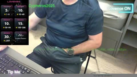 Snapshot of cypheros2025 chatting on May 2026 03:28:02 PM Chris online show from May 2026 03:28:02 PM