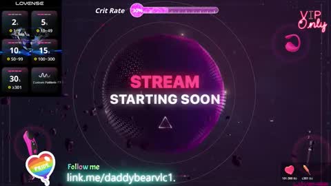 Snapshot of daddybearvlc chatting on February 2026 06:50:01 PM DaddyBear online show from February 2026 06:50:01 PM