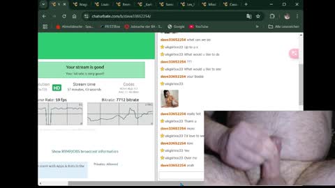 Snapshot of dave33652254 chatting on March 2025 05:45:01 PM dave33652254 online show from March 2025 05:45:01 PM
