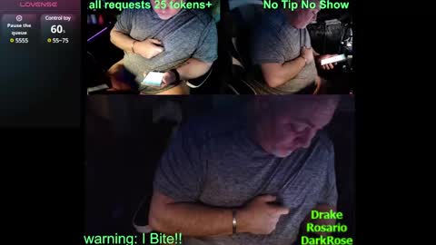 Drake D Vamp aka Drake DarkRose online show from January 2025 09:13:02 AM