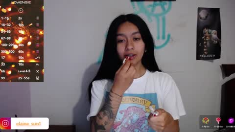 Snapshot of elaine_sun chatting on December 2024 02:19:02 AM Elaine eli online show from December 2024 02:19:02 AM