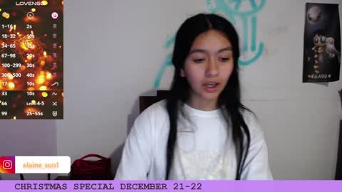 Snapshot of elaine_sun chatting on December 2024 07:24:02 AM Elaine eli online show from December 2024 07:24:02 AM