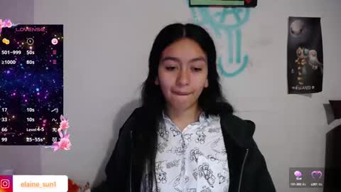 Snapshot of elaine_sun chatting on February 2025 01:14:02 AM Elaine eli online show from February 2025 01:14:02 AM