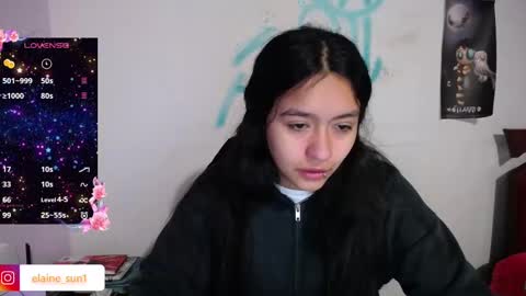 Snapshot of elaine_sun chatting on February 2025 01:22:01 AM Elaine eli online show from February 2025 01:22:01 AM