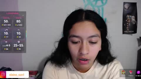 Snapshot of elaine_sun chatting on February 2025 04:35:01 AM Elaine eli online show from February 2025 04:35:01 AM