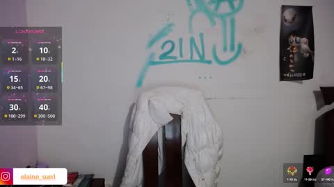 Snapshot of elaine_sun chatting on March 2025 05:00:02 AM Elaine eli online show from March 2025 05:00:02 AM