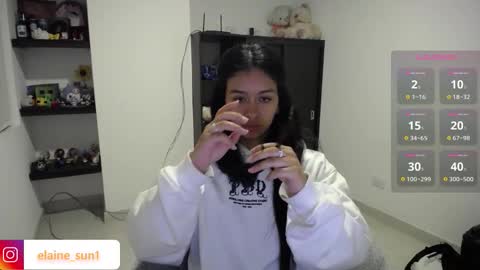 Snapshot of elaine_sun chatting on September 2025 03:10:02 AM Elaine eli online show from September 2025 03:10:02 AM