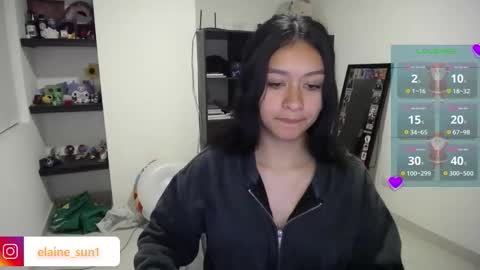 Snapshot of elaine_sun chatting on December 2025 03:38:02 AM Elaine eli online show from December 2025 03:38:02 AM