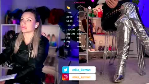 Snapshot of erika_kirman chatting on February 2026 01:17:01 PM Erika online show from February 2026 01:17:01 PM
