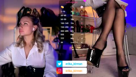 Snapshot of erika_kirman chatting on March 2026 02:43:01 PM Erika online show from March 2026 02:43:01 PM
