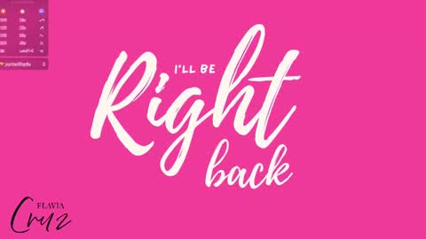 Snapshot of flavia_cruz chatting on October 2025 07:34:02 PM Flavia online show from October 2025 07:34:02 PM