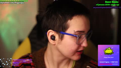 Snapshot of frogessjay chatting on January 2025 11:18:01 PM Jaywise Frogfoot online show from January 2025 11:18:01 PM