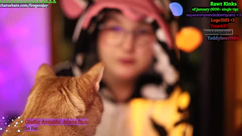 Snapshot of frogessjay chatting on January 2025 12:05:02 AM Jaywise Frogfoot online show from January 2025 12:05:02 AM