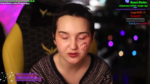 Snapshot of frogessjay chatting on January 2025 04:47:01 AM Jaywise Frogfoot online show from January 2025 04:47:01 AM