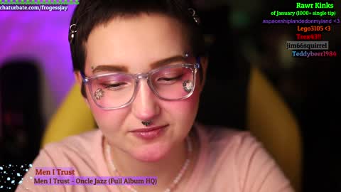 Snapshot of frogessjay chatting on January 2025 07:21:01 PM Jaywise Frogfoot online show from January 2025 07:21:01 PM