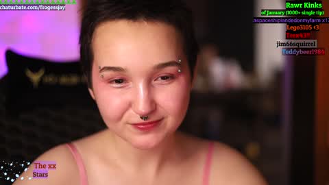 Snapshot of frogessjay chatting on January 2025 12:19:02 AM Jaywise Frogfoot online show from January 2025 12:19:02 AM