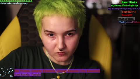 Snapshot of frogessjay chatting on January 2025 11:34:02 PM Jaywise Frogfoot online show from January 2025 11:34:02 PM